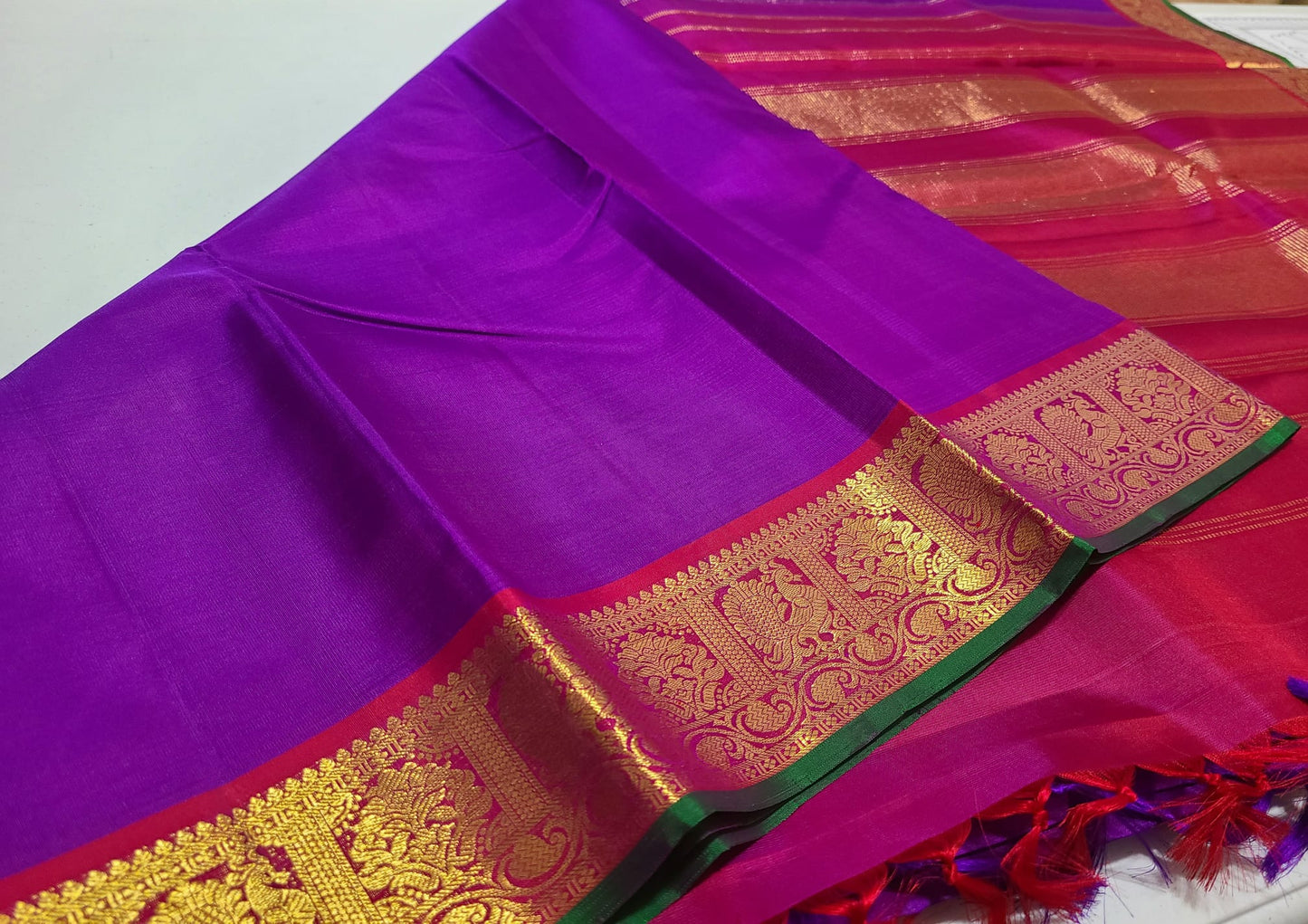 Deep purple with maroon