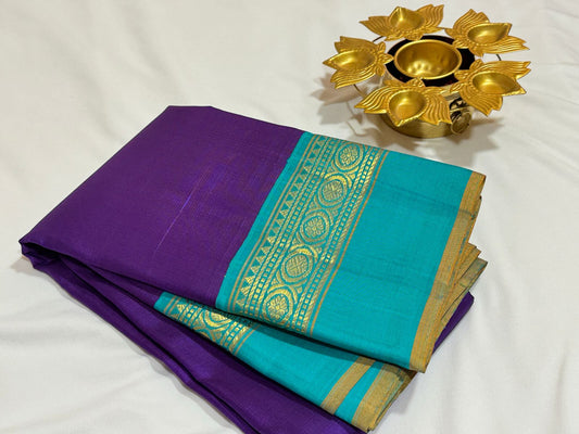 Deep purple with Ananda blue
