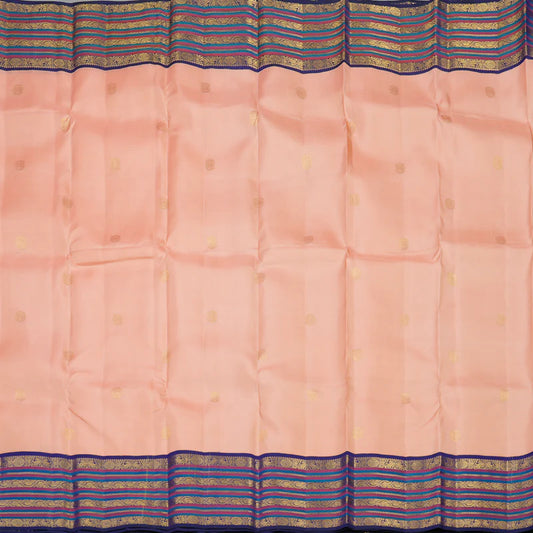 Peach / violet korvai varisaipet buttas