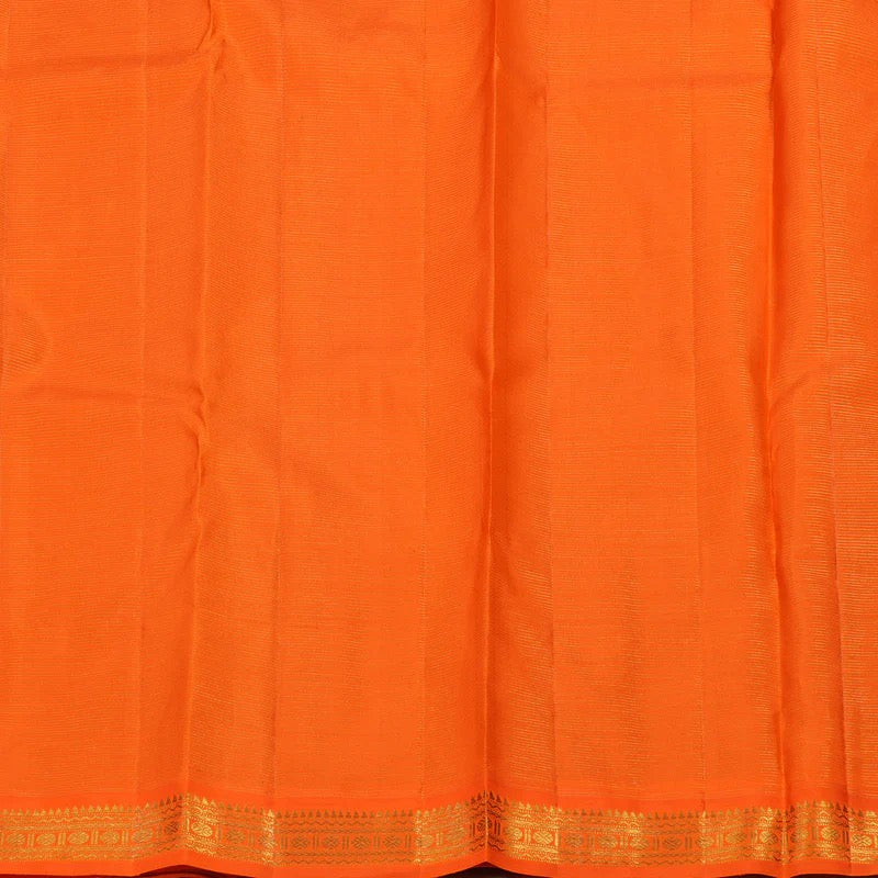 Coffee brown orange vairaoosi korvai