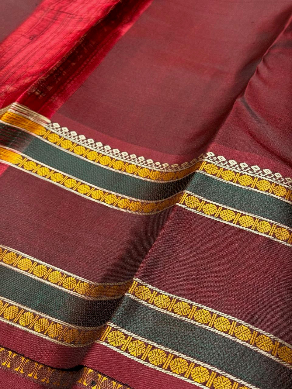 Bronze gold deep maroon cow/calf