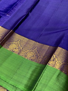 Powder blue with dark purple
