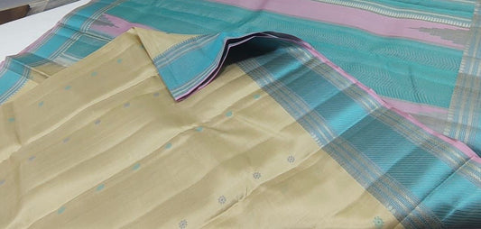 Pastel yellow teal