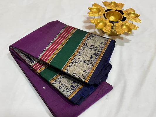 Dark wine/navy blue Rishabhakunjaram