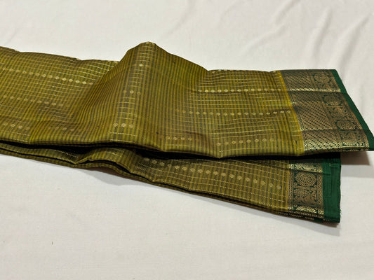 Olive green with dark green Jari Muthu Strings