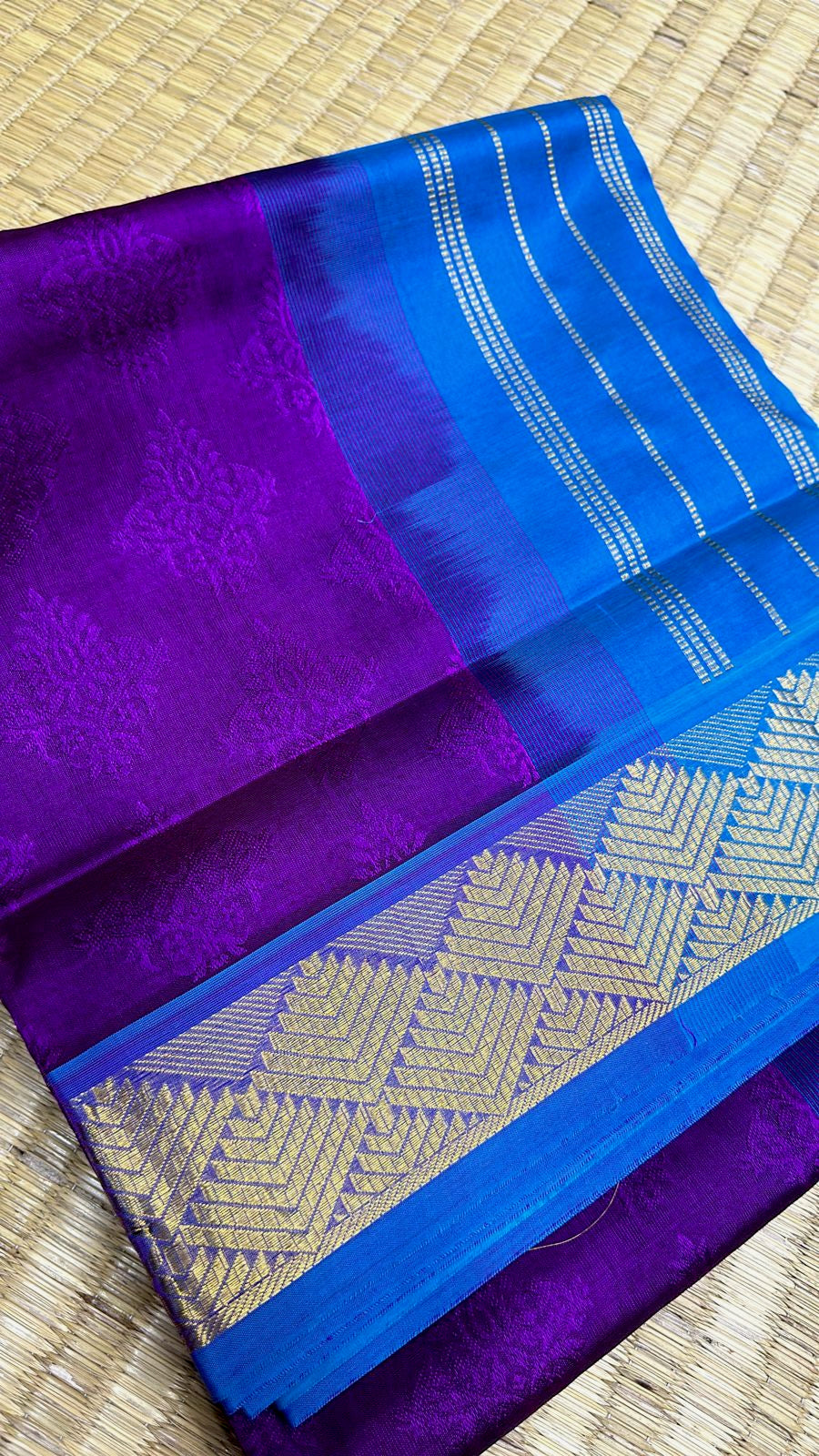 Purple with Ananda blue