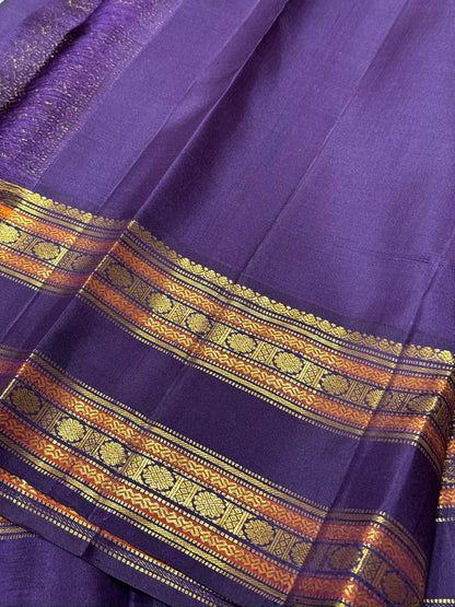 Pista Green with Jamun purple rettapate korvai