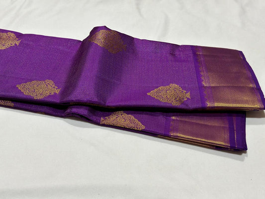 Vairaoosi with buttas in Vadamalli purple