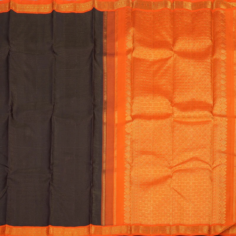 Coffee brown orange vairaoosi korvai