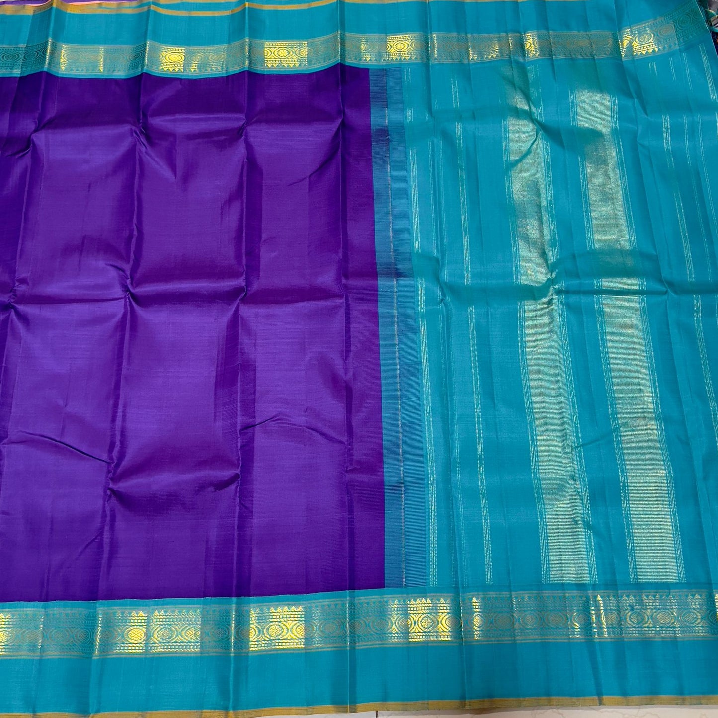 Deep purple with Ananda blue