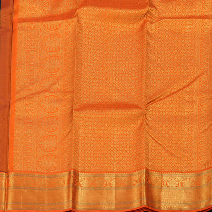 Black fanta orange korvai flower buttas