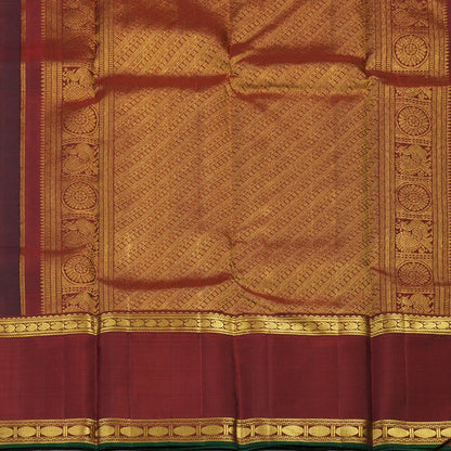 Black with maroon checks laksham buttas rettapate