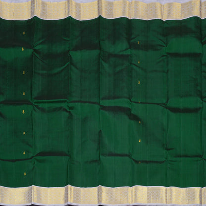 Bottle green mauve buttas korvai