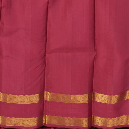 Black maroon rettapate korvai with buttas
