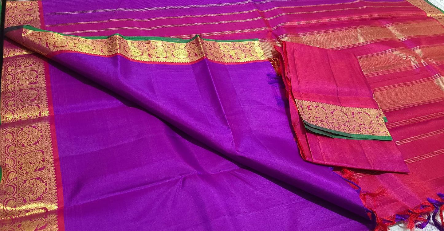 Deep purple with maroon