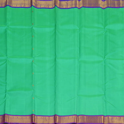 Sea green / purple buttas korvai