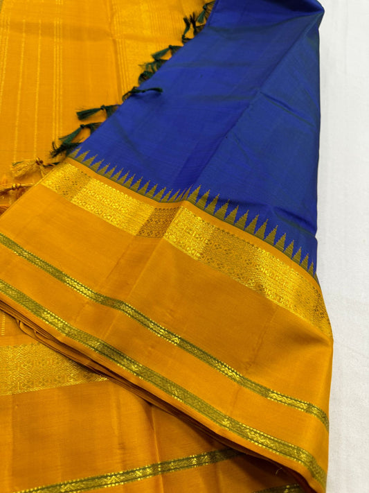Royal blue mustard korvai