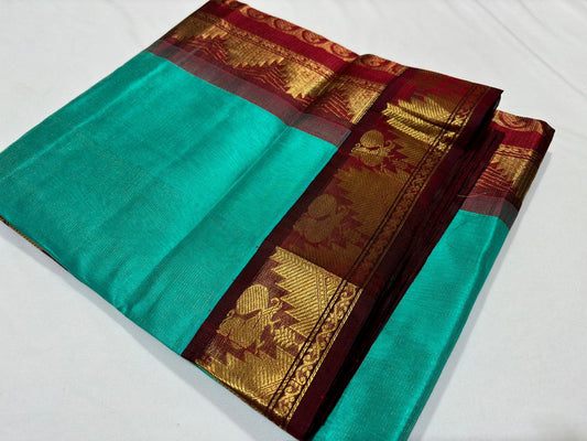 Vaira oosi -- Sea green with coffee brown