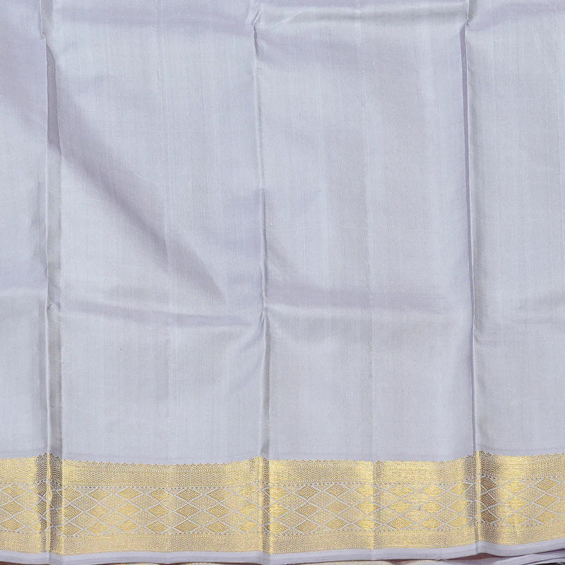 Bottle green mauve buttas korvai