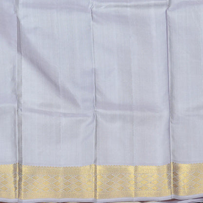 Bottle green mauve buttas korvai