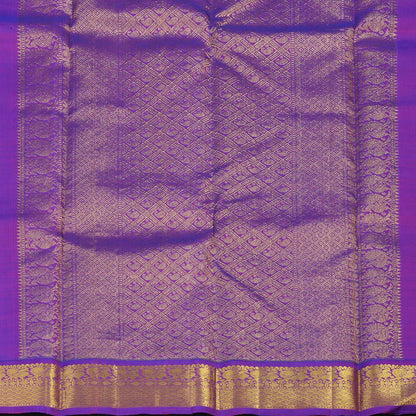 Sea green / purple buttas korvai