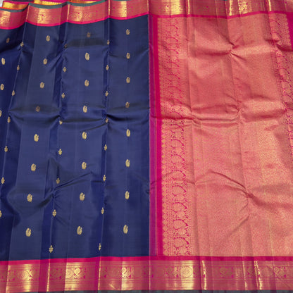 Navy blue with pink