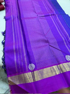 Royal blue / violet dual tone magenta checks