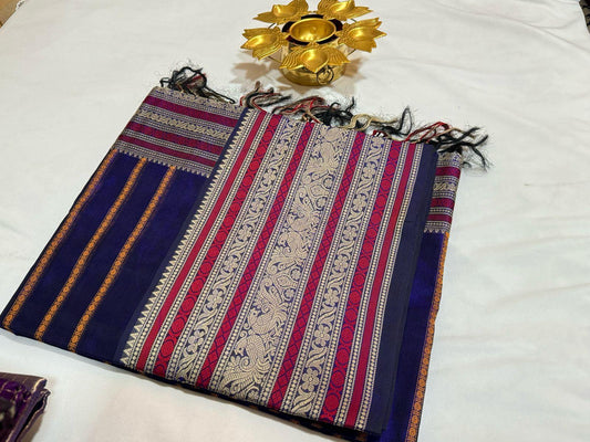 Royal blue Veldhari thread weave