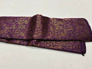 Purple borderless Vanashringaram