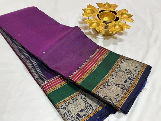 Dark wine/navy blue Rishabhakunjaram