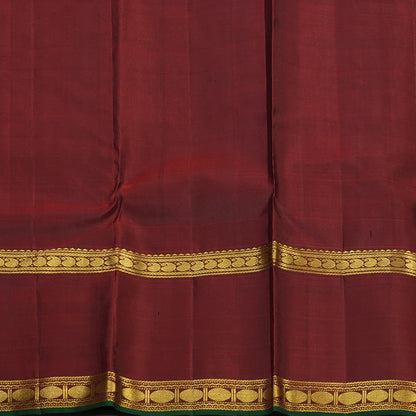 Black with maroon checks laksham buttas rettapate