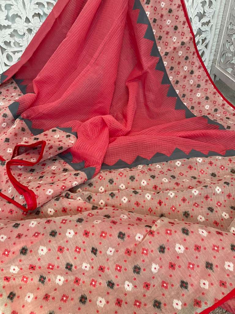 Soft rajshayee cotton pink