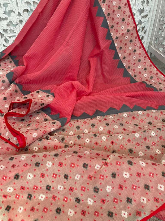 Soft rajshayee cotton pink