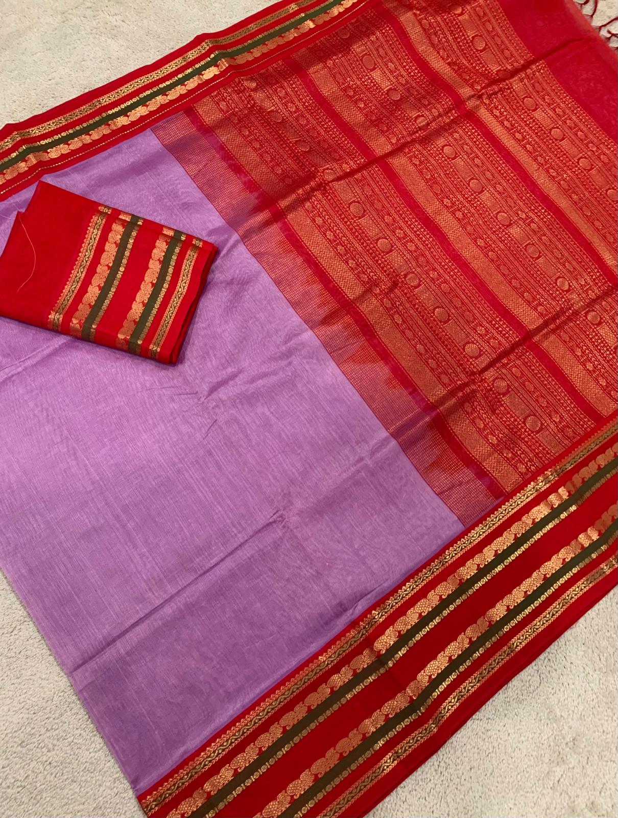 Lavendar / red Varisaipet