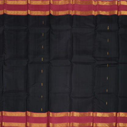 Black maroon rettapate korvai with buttas