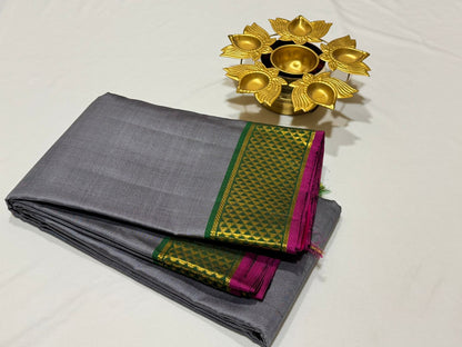 Grey with bottle green araimadam