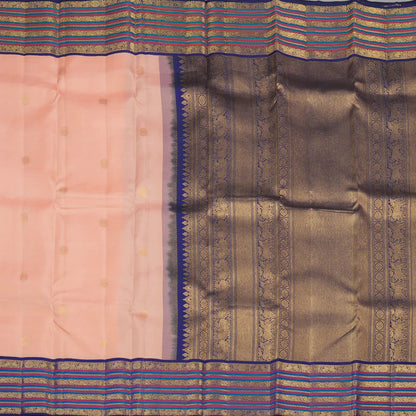 Peach / violet korvai varisaipet buttas