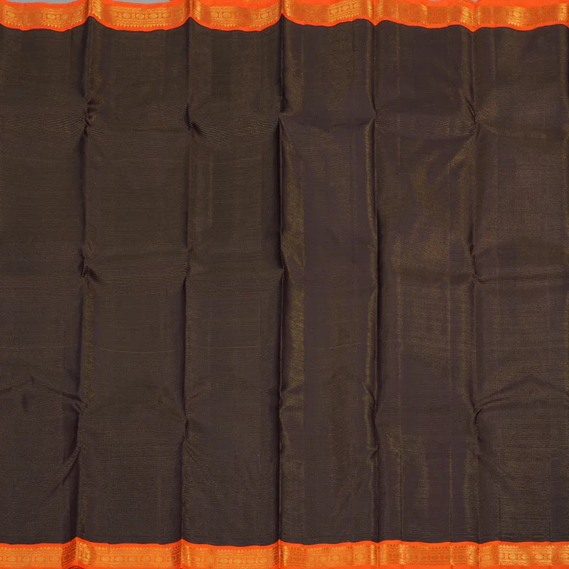 Coffee brown orange vairaoosi korvai