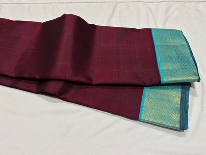 Maroon with Ananda blue