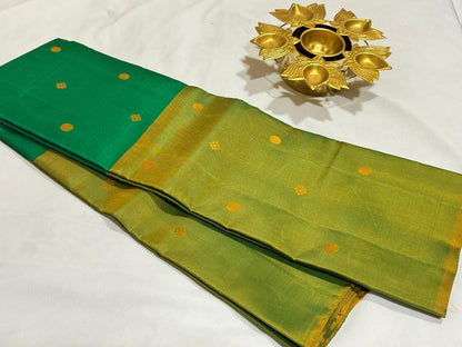 Emerald green with sampanga mubagam with buttas