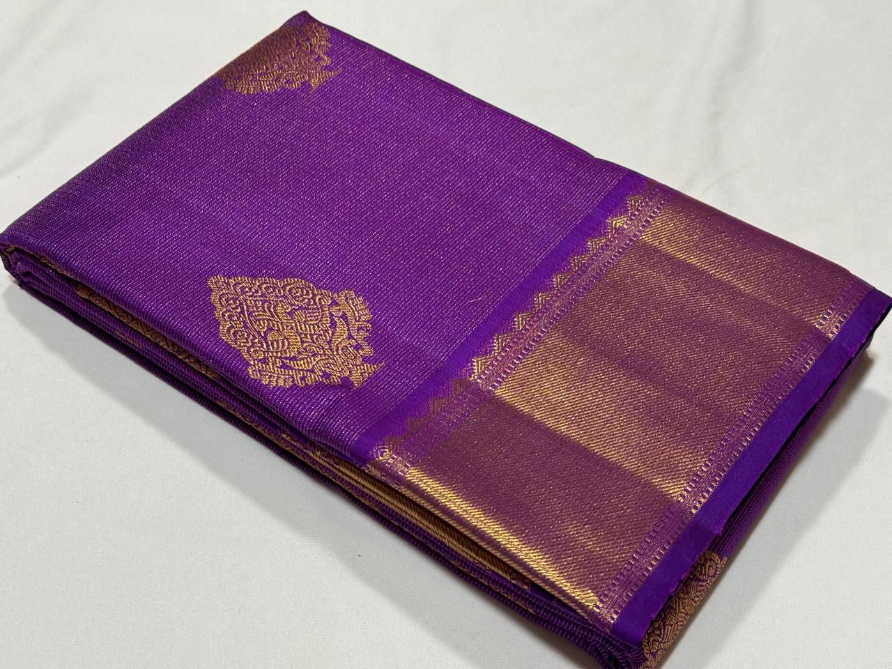 Vairaoosi with buttas in Vadamalli purple