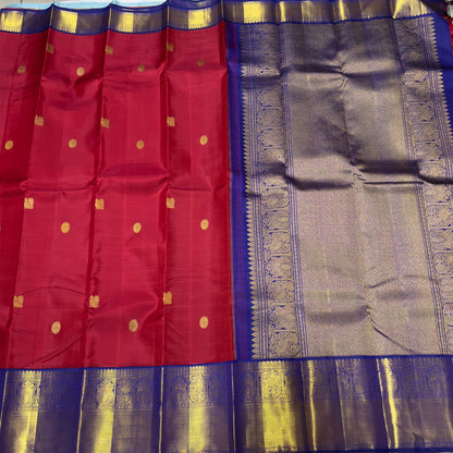 Red with Royal blue