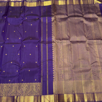 Dark purple with buttas long / short border