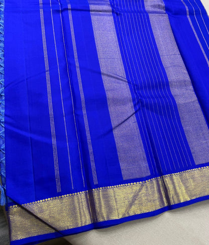 Royal blue carpet checks self contrast