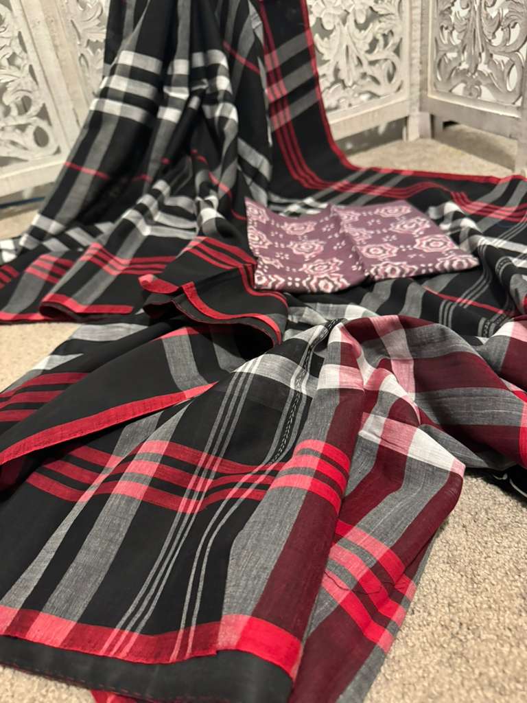 Bengal tant woven black / white / red