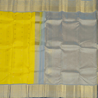 Lemon yellow / pastel grey buttas korvai