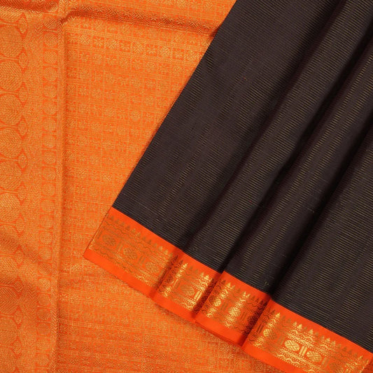 Coffee brown orange vairaoosi korvai