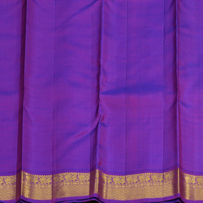 Sea green / purple buttas korvai