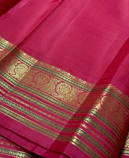 Lavendarish pink with red
