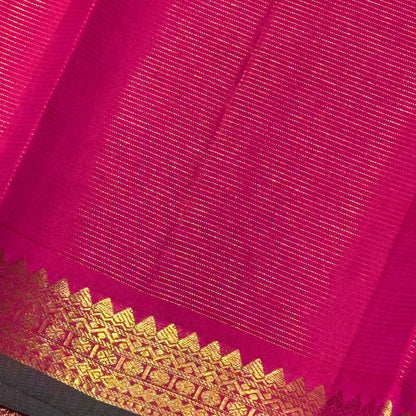 Tomato pink vairaoosi vintage style Yazhi motiffs